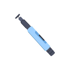 photo selfie stick cartoon vector illustration