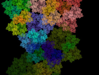 Imaginatory fractal abstract background Image