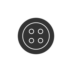 Clothing button icon. Tailoring symbol modern, simple, vector, icon for website design, mobile app, ui. Vector Illustration