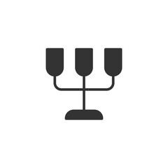 Candlestick icon. Chandelier symbol modern, simple, vector, icon for website design, mobile app, ui. Vector Illustration