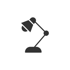 Table lamp icon. Light symbol modern, simple, vector, icon for website design, mobile app, ui. Vector Illustration