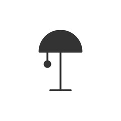 Lamp icon. Light symbol modern, simple, vector, icon for website design, mobile app, ui. Vector Illustration