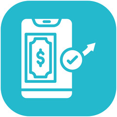 Online Payment vector icon illustration of Finance and Money iconset.