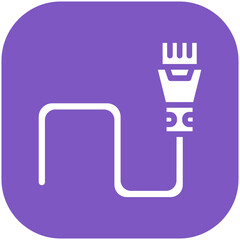 Internet Cable Icon vector icon illustration of Networking and Data Sharing iconset.