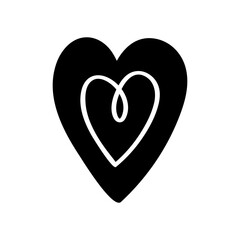 Heart icon vector. love illustration sign. romance symbol.