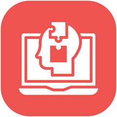 Problem Solving vector icon illustration of Online Education iconset.