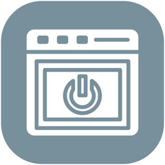 Power Interface vector icon illustration of Seo and Web iconset.