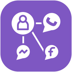 Social Network vector icon illustration of Online Marketing iconset.