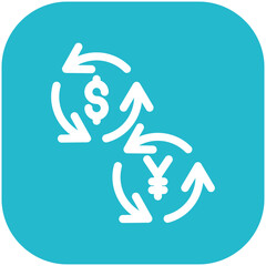 Money Conversion vector icon illustration of Web Marketing iconset.