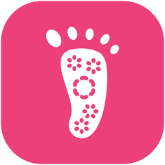 Reflexology vector icon illustration of Spa iconset.