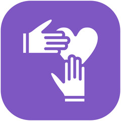 Kindness vector icon illustration of Donations iconset.