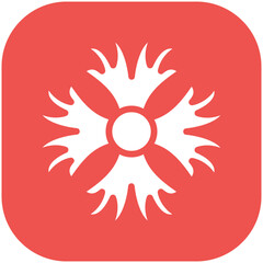 Fringed Dianthus vector icon illustration of Flowers iconset.