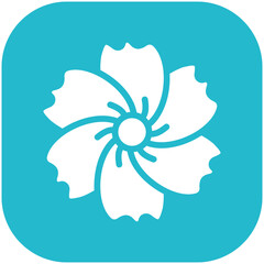 Violet vector icon illustration of Flowers iconset.