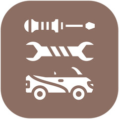 Maintenance vector icon illustration of Auto Racing iconset.