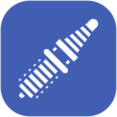 Spark Plug vector icon illustration of Auto Racing iconset.