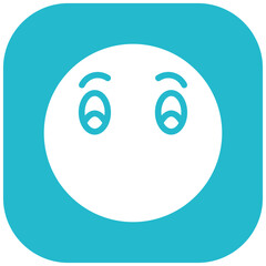 Face Without Mouth vector icon illustration of Emoji iconset.