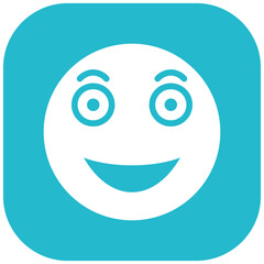 Grinning Face vector icon illustration of Emoji iconset.