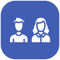 Parents vector icon illustration of Housekeeping iconset.