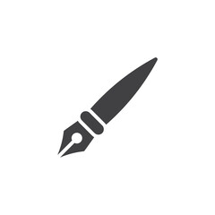 Fountain pen vector icon