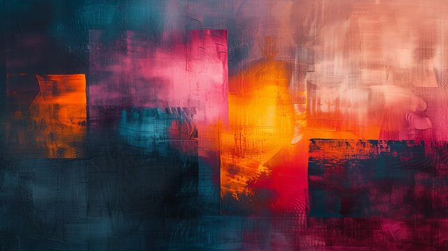 Abstract Artwork with Gradient Elements © MAY