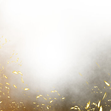 fire with smoke and weld sparks