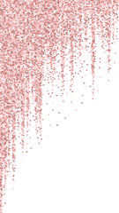 Red hearts scattered on white background.