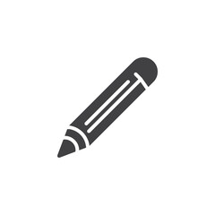 Crayon pencil vector icon