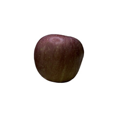 Isolated image of delicious red apple on white background that can be used as digital creator's asset