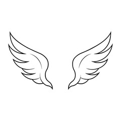 eagle wings vector	