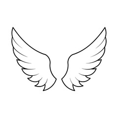 eagle wings vector	