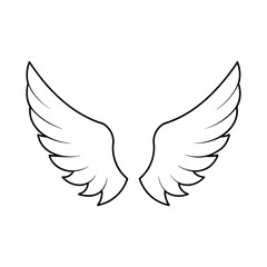 eagle wings vector	