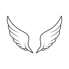 eagle wings vector	