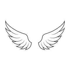 eagle wings vector	