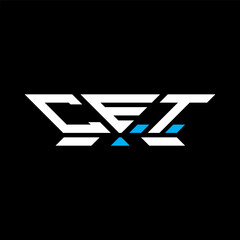 CET letter logo vector design, CET simple and modern logo. CET luxurious alphabet design  