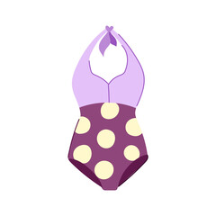 swimwear swimsuit woman cartoon vector illustration