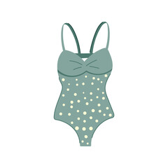 bikini swimsuit woman cartoon vector illustration