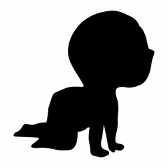 Baby silhouette