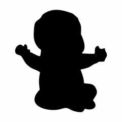 Baby silhouette