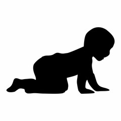 Baby silhouette