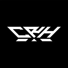 CRH letter logo vector design, CRH simple and modern logo. CRH luxurious alphabet design  