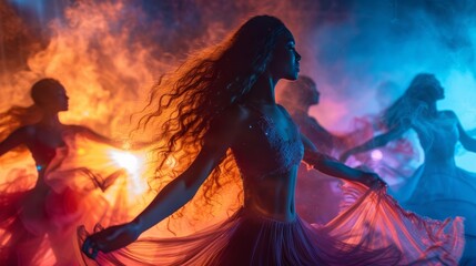 Flare of Passion in Dance Performance
