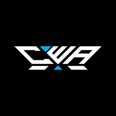 CWA letter logo vector design, CWA simple and modern logo. CWA luxurious alphabet design  