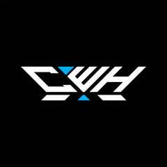 CWH letter logo vector design, CWH simple and modern logo. CWH luxurious alphabet design  