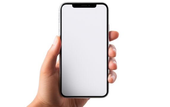 Person Holding a Cell Phone in Their Hand. A person gripping a cell phone tightly in their hand, using it for communication or browsing the internet.