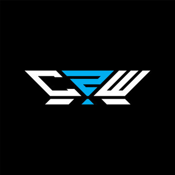 CZW letter logo vector design, CZW simple and modern logo. CZW luxurious alphabet design  