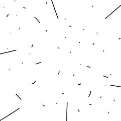 A texture with dots, lines and needles protruding from all sides towards the center.