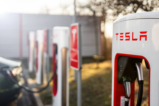 supercharger - Tesla in Katowice - Poland