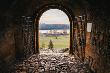 Belgrade's medieval fortress walls and gates frame the cityscape, offering tourists a glimpse into Europe's rich architectural heritage.