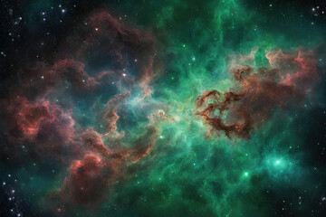 Fototapeta na wymiar nebula space