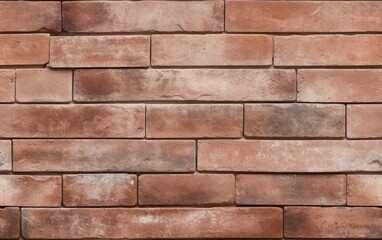 Flat Faded Brick Texture Seamless Pattern